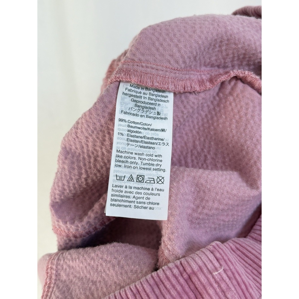 Crewcuts Girls Pink Corduroy Mini  Size 14 Heart Pockets Zip Belt Loops Y2K - Picture 5 of 7